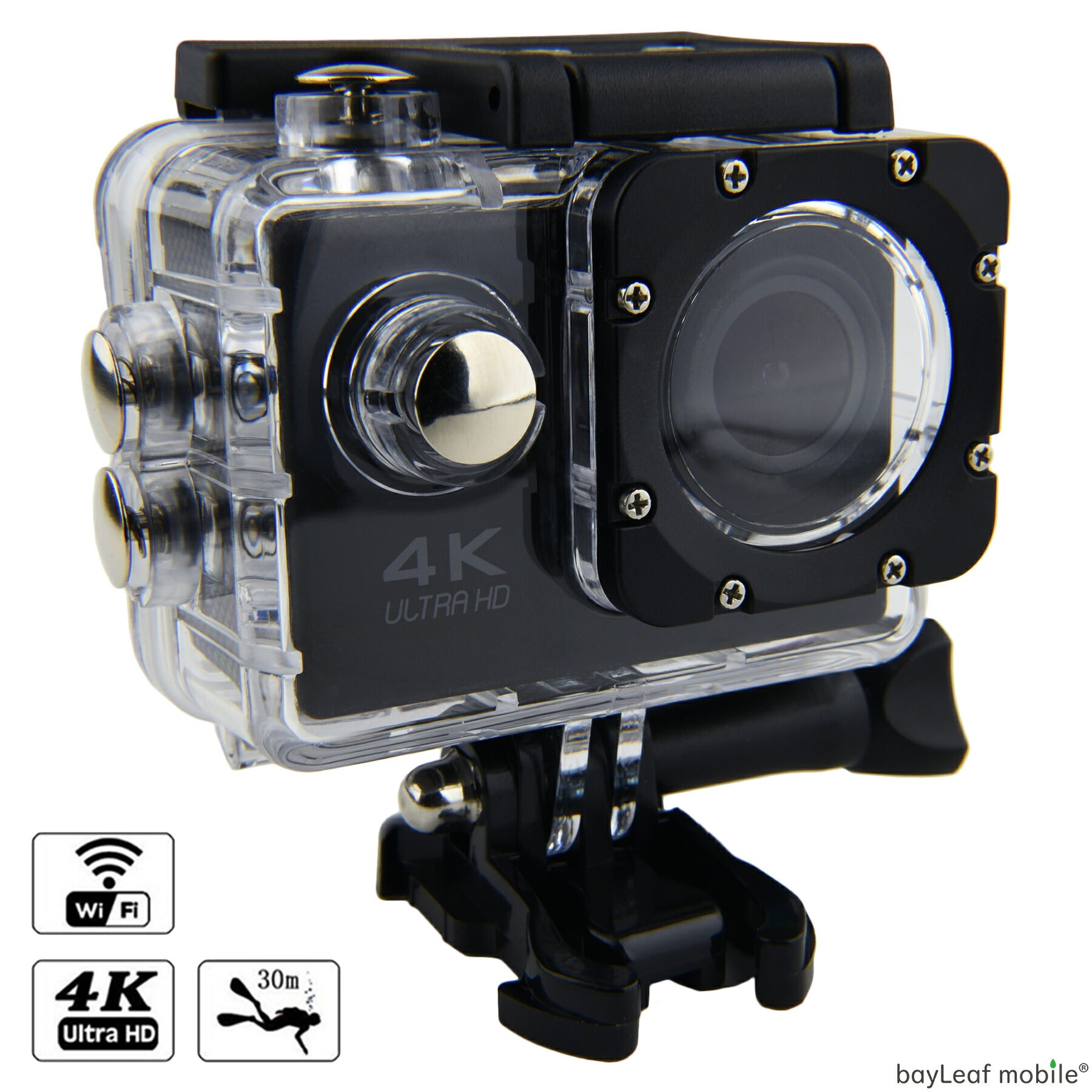 アクションカメラ ウェアラブルカメラ アクションカム4K 高画質 iPhone Android スマホ 対応 wi-fi 防塵 防水 スポーツ アウトドア 夏休み 旅行 撮影