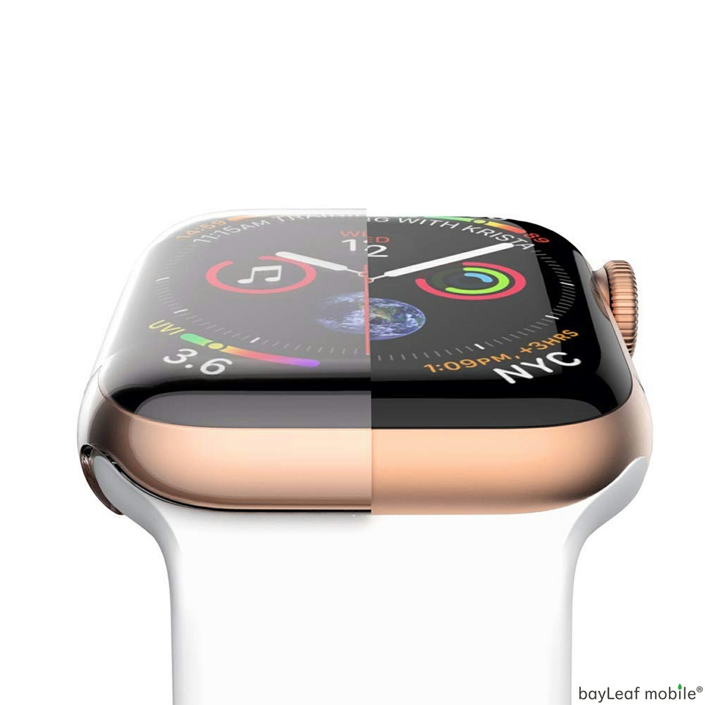 Apple Watch Series 6 / SE / 5 / 4 40mm 44mm applewatch4 アップルウォッチ ハードケース TPU クリア 透明 カバー ポリカ 抗菌 対衝撃吸収 キズ防止 保護ケース