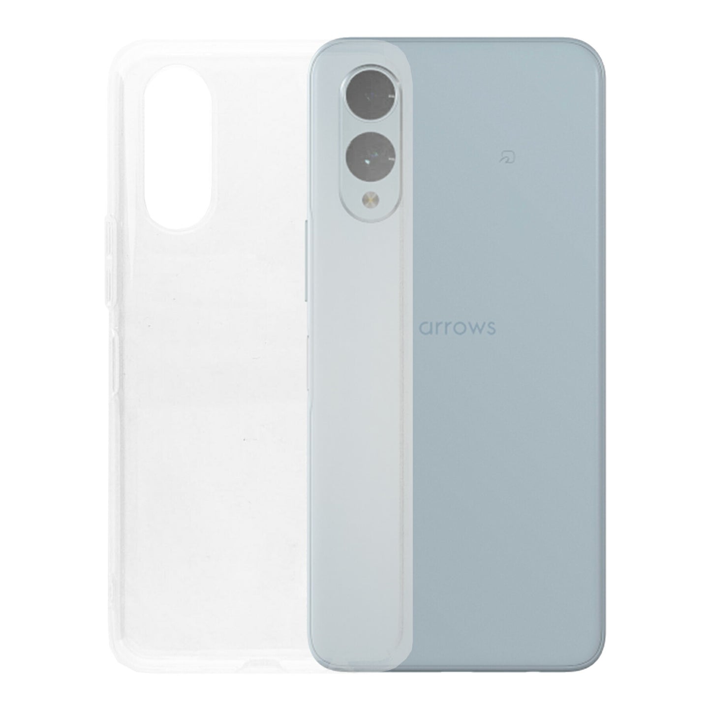 arrows We2 F-52E ケース カバー アローズ シンプル ケース スマホ 衝撃吸収 透明 クリア シリコン ソフト ケース TPU 耐衝撃 保護
