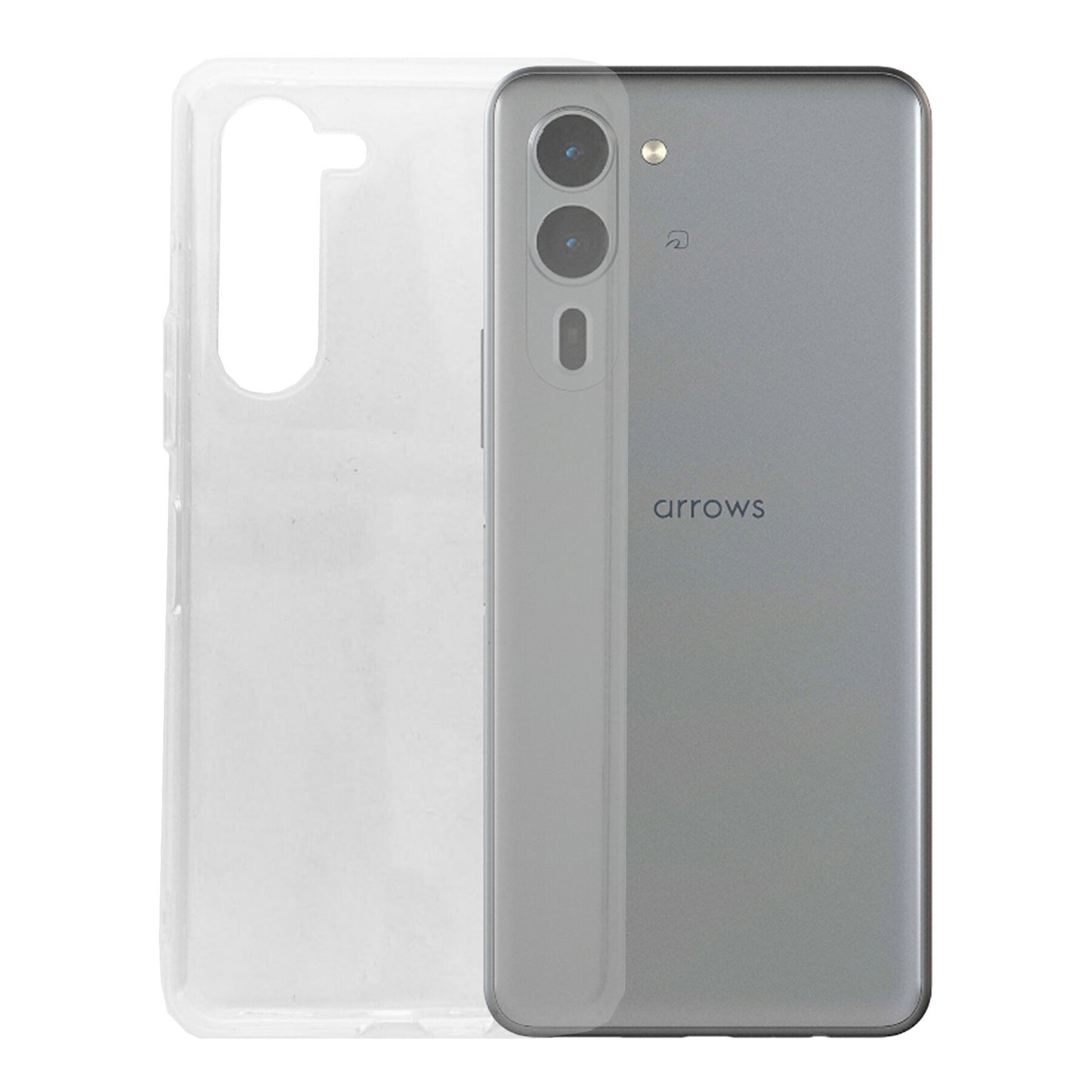 arrows We2 Plus F-51E ケース カバー アローズ シンプル ケース スマホ 衝撃吸収 透明 クリア シリコン ソフト ケース TPU 耐衝撃 保護