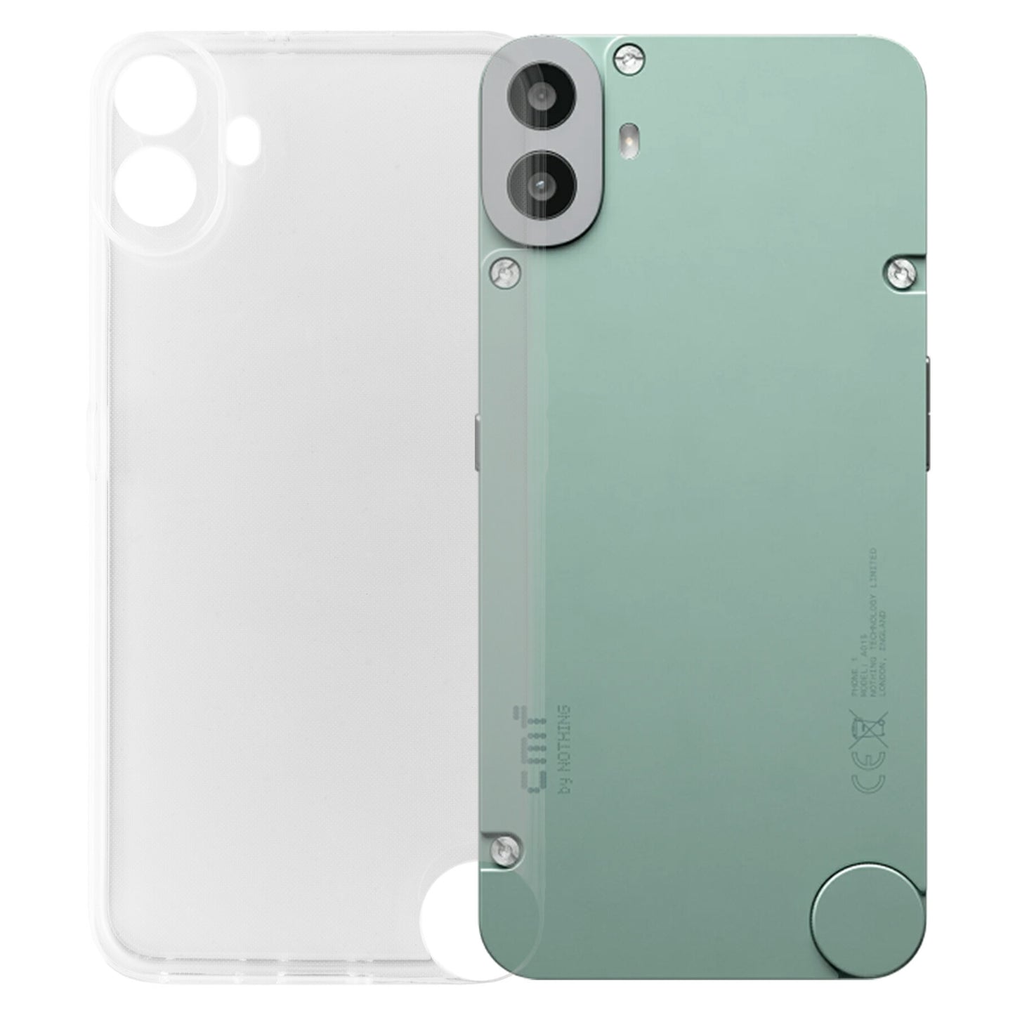 Nothing CMF Phone 1 5G ケース クリア TPU ソフト カバー ナッシング シンプル ケース スマホ 衝撃吸収 透明 クリア シリコン 耐衝撃 保護