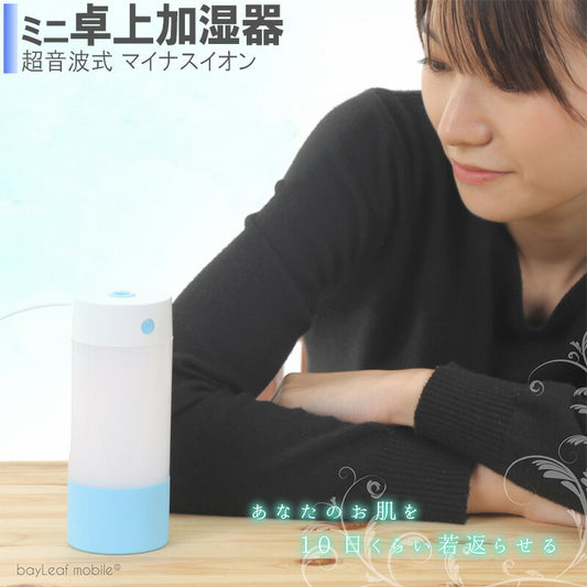 加湿器 超音波式 ミニ加湿器 USB接続 卓上 LED付き ペットボトル 省エネ 水漏れ防止 オフィス用 車用 家庭用 マイクロミスト加湿器 携帯式