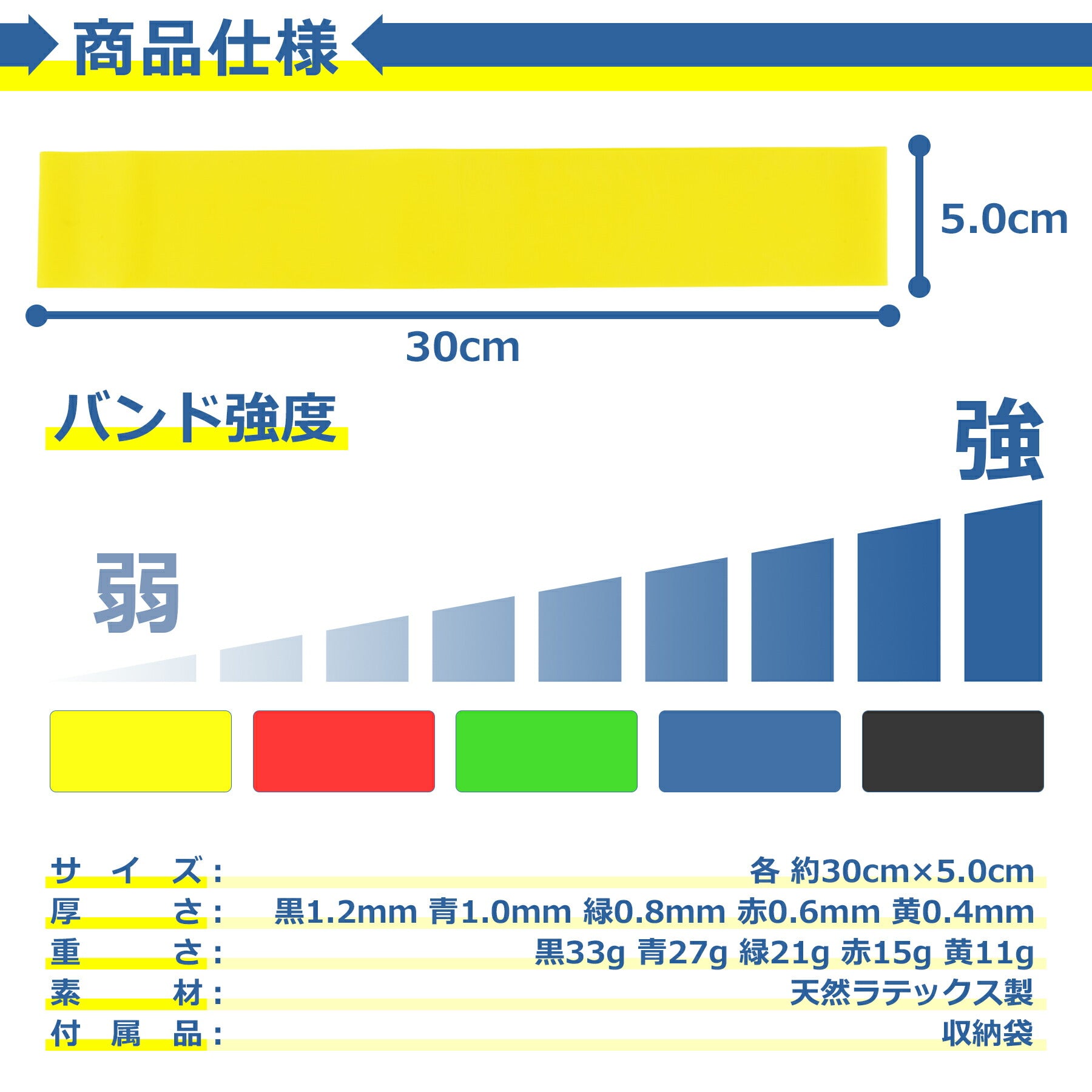 エクササイズ バンド チューブ 強度別 5本セット トレーニング ストレッチ ヨガ フィットネス ピラティス ジム 体幹 運動 筋トレ インナーマッスル スクワット ダイエット 器具 美尻 収納袋
