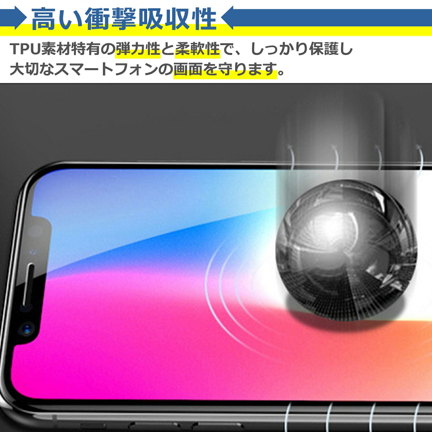 Galaxy A23 フィルム SC-56C SCG18 TPU フィルム 液晶 フィルム 簡単 貼り付け 簡易 サムスン ギャラクシーA23 TPU 保護フィルム 保護シート 保護シール フィルム シート 飛散防止 傷 キズ 汚れ 光沢 抗菌 取付補助ツール付き