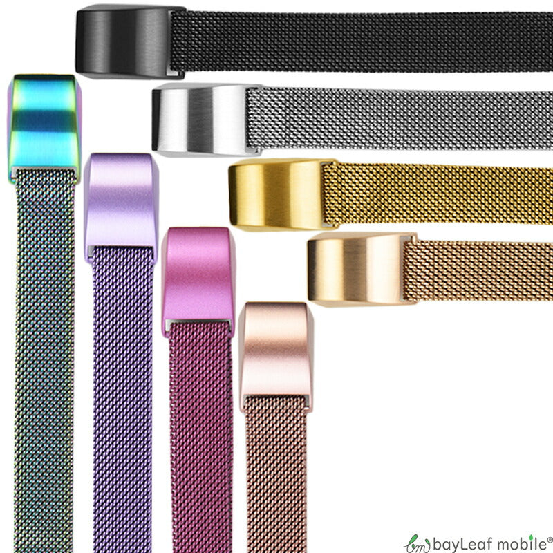 Fitbit Alta Alta HR ステンレス 交換 バンド 調整 オシャレ ミラネーゼループ 耐久性 フィットビット アルタ ベルト マグネット 時計