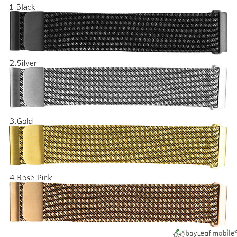 Fitbit Blaze ステンレス 交換 バンド 調整 オシャレ ミラネーゼループ 耐久性 フィットビット ブラゼ ベルト マグネット 時計