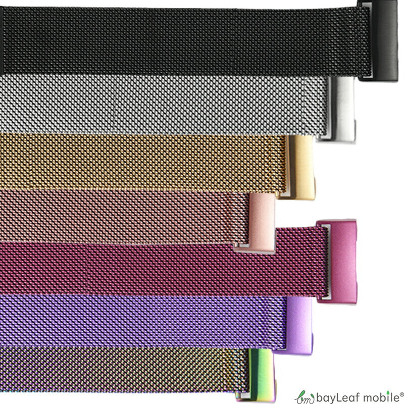 Fitbit Charge4 交換ベルト Charge3 ステンレス 交換 バンド 調整 オシャレ ミラネーゼループ 耐久性 フィットビット チャージ3 ベルト マグネット 時計