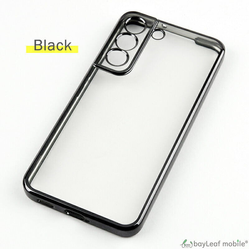 Galaxy S22 S22Ultra S22+ ケース カバー コンパクト スリム  Samsung サムスン ギャラクシー メッキ カラー スマホ 衝撃吸収 透明 クリア シリコン ソフトケース TPU 耐衝撃 保護