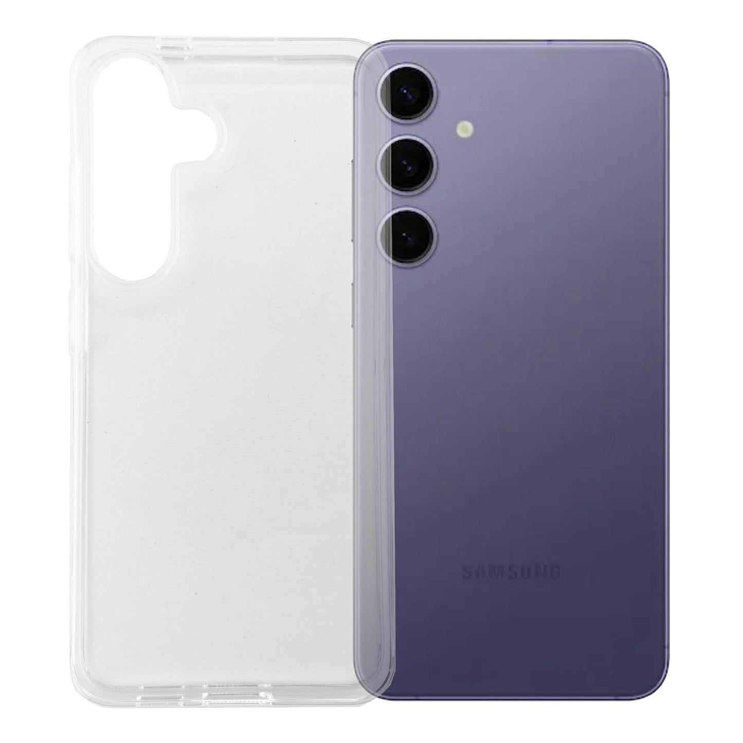 Galaxy S24 SC-51E SCG25 ケース カバー サムスン ギャラクシーS24 シンプル ケース 衝撃吸収 透明 クリア シリコン ソフト ケース TPU 耐衝撃 保護
