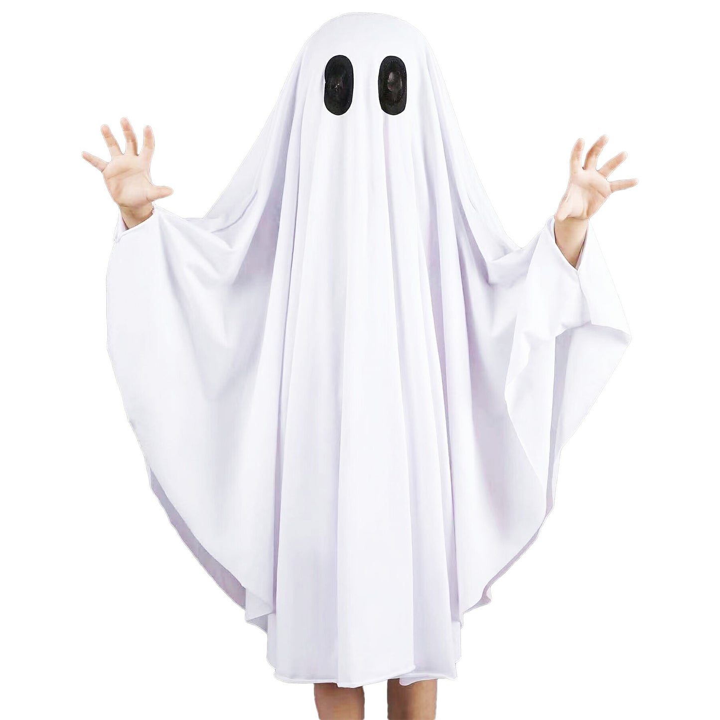 おばけ マント ポンチョ 子供 キッズ コスプレ ハロウィン 仮装 衣装 変装 男の子 女の子 コスチューム 幽霊 ゴースト 可愛い 怖い ハロウィーン パーティー 学園祭 お遊戯会