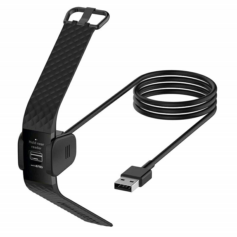 Fitbit Charge4 Charge3 Charge3SE 充電ケーブル 急速充電 高耐久 断線防止 USBケーブル 充電器 55cm