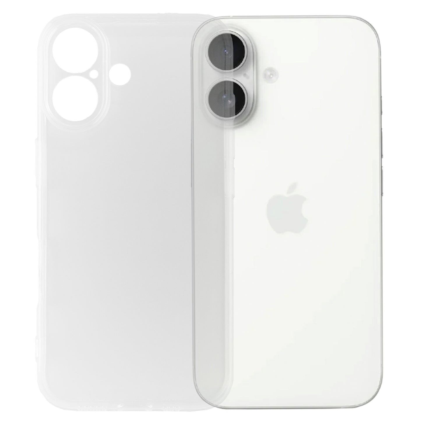 iPhone16 ケース クリア TPU ソフト カバー アイフォン16 シンプル ケース スマホ 衝撃吸収 透明 クリア シリコン 耐衝撃 保護