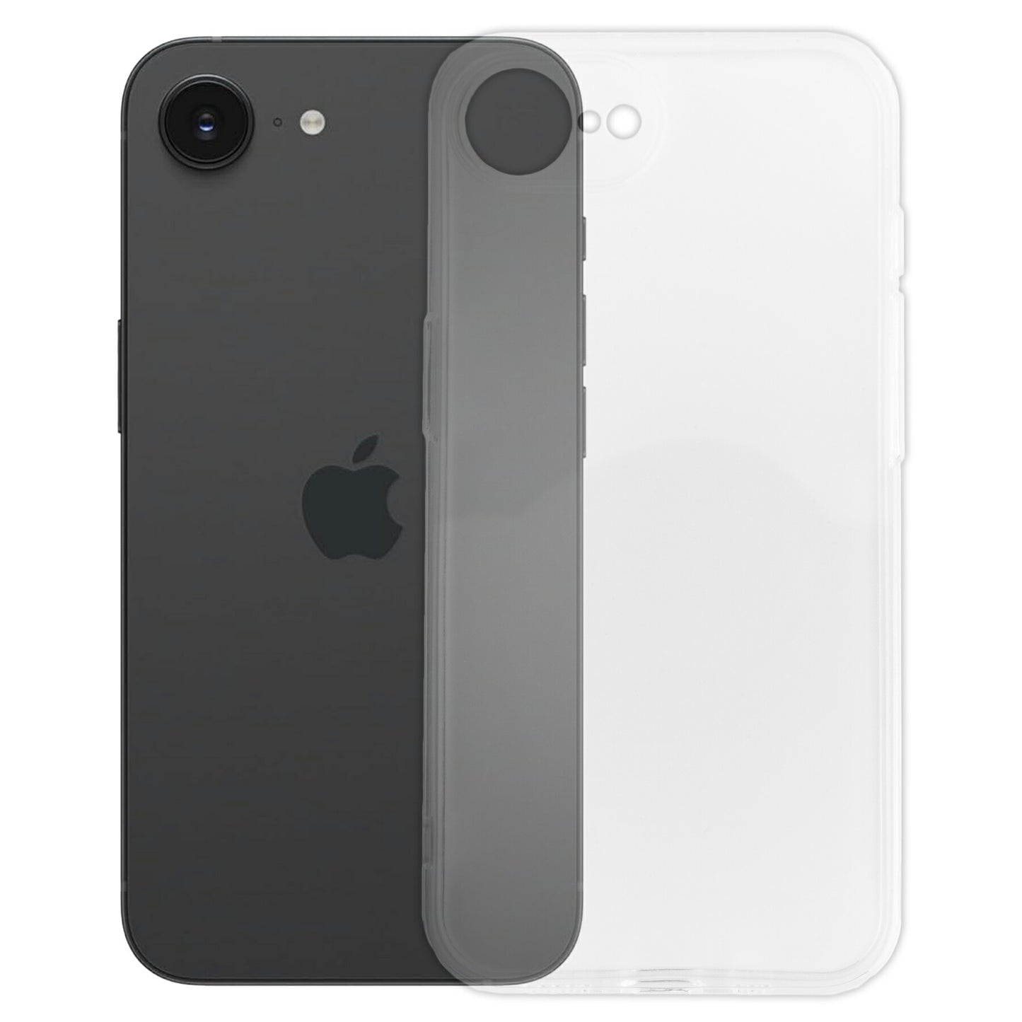 iPhone 16e ケース クリア TPU ソフト カバー Apple アップル アイフォン シンプル ケース スマホ 衝撃吸収 透明 クリア シリコン 耐衝撃 保護