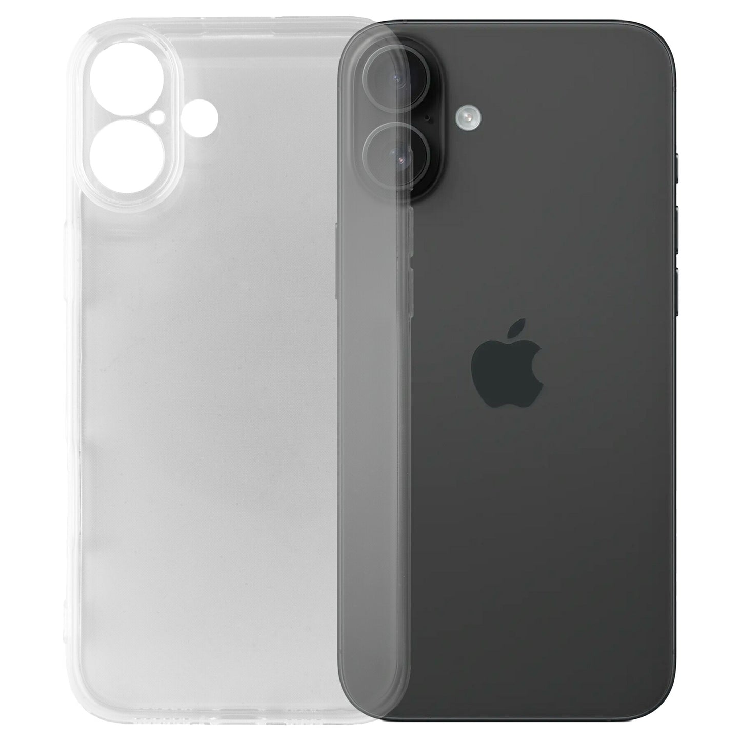 iPhone16 Plus ケース クリア TPU ソフト カバー アイフォン16プラス シンプル ケース スマホ 衝撃吸収 透明 クリア シリコン 耐衝撃 保護