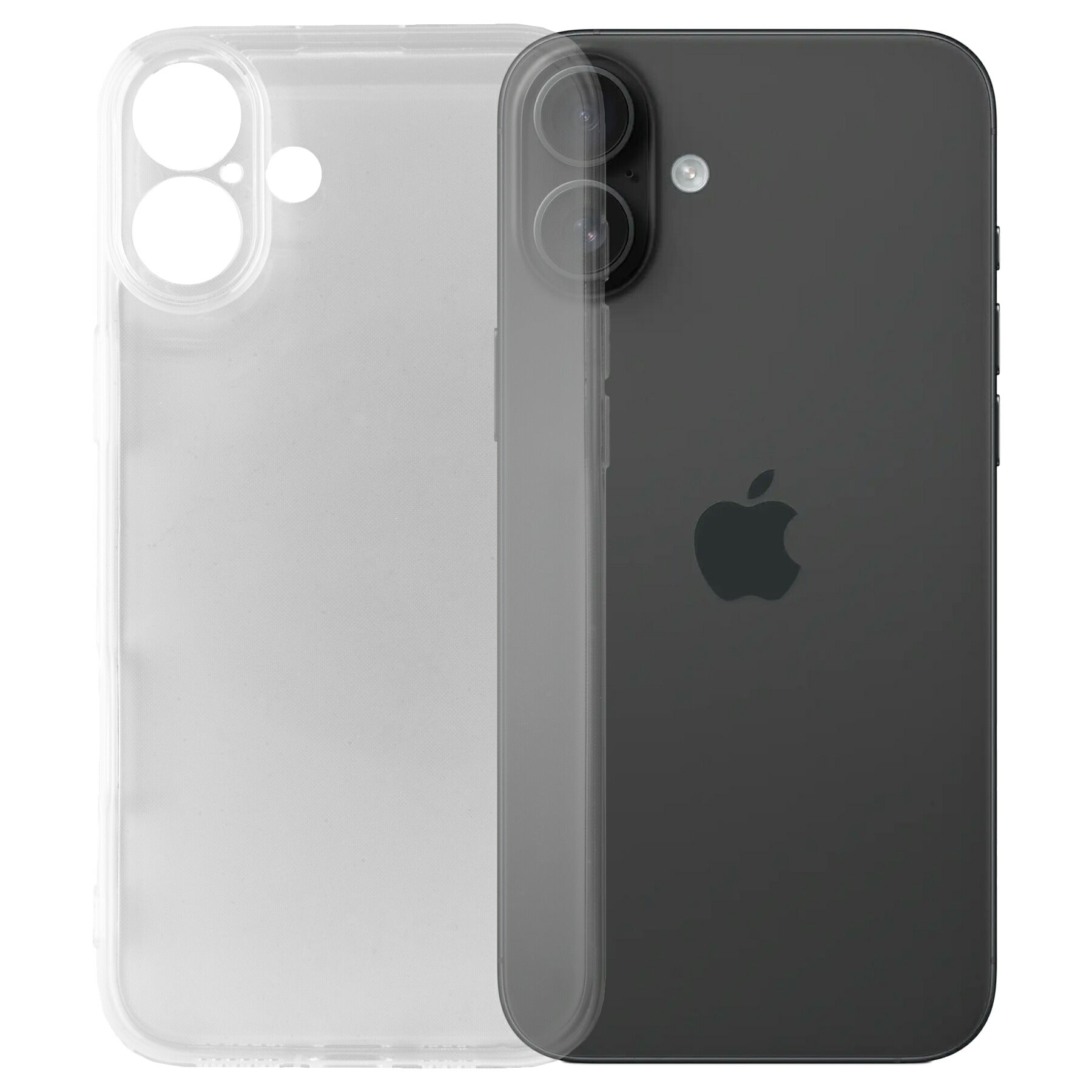 iPhone16 Plus ケース クリア TPU ソフト カバー アイフォン16プラス シンプル ケース スマホ 衝撃吸収 透明 クリア シリコン 耐衝撃 保護