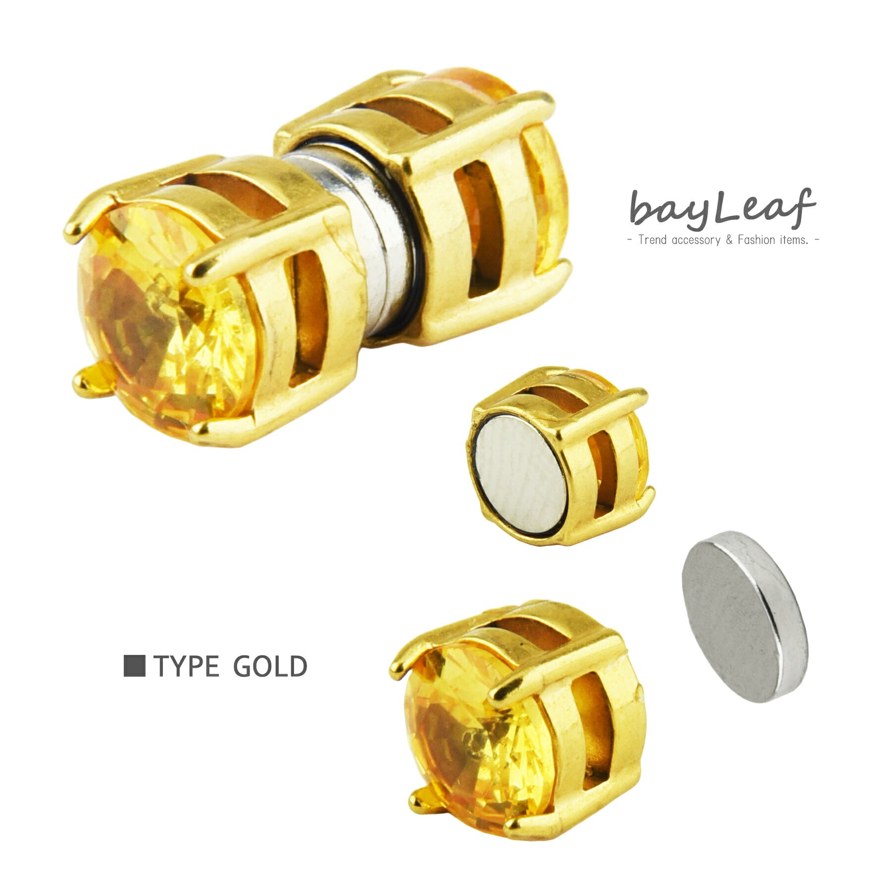 マグネット ピアス イヤリング 両耳用 ノンホールピアス 全4色 レディース メンズ ユニセックス アクセサリー ファッション オシャレ 大人 かっこいい ギフト プレゼント ノンホール ジュエリー 小ぶり 小さい ブラック ゴールド シルバー