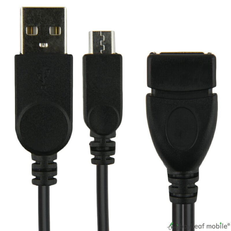 OTG ケーブル microUSB to USB 変換 アダプタ USB電源 スマホ スマートフォン タブレット