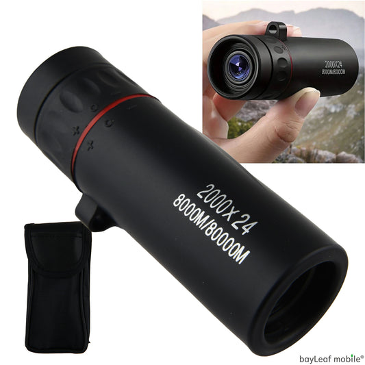 単眼鏡 望遠鏡 10倍 小型 ズーム 紅葉 バードウオッチング ハイキング スポーツ 観戦 鑑賞 ケース付