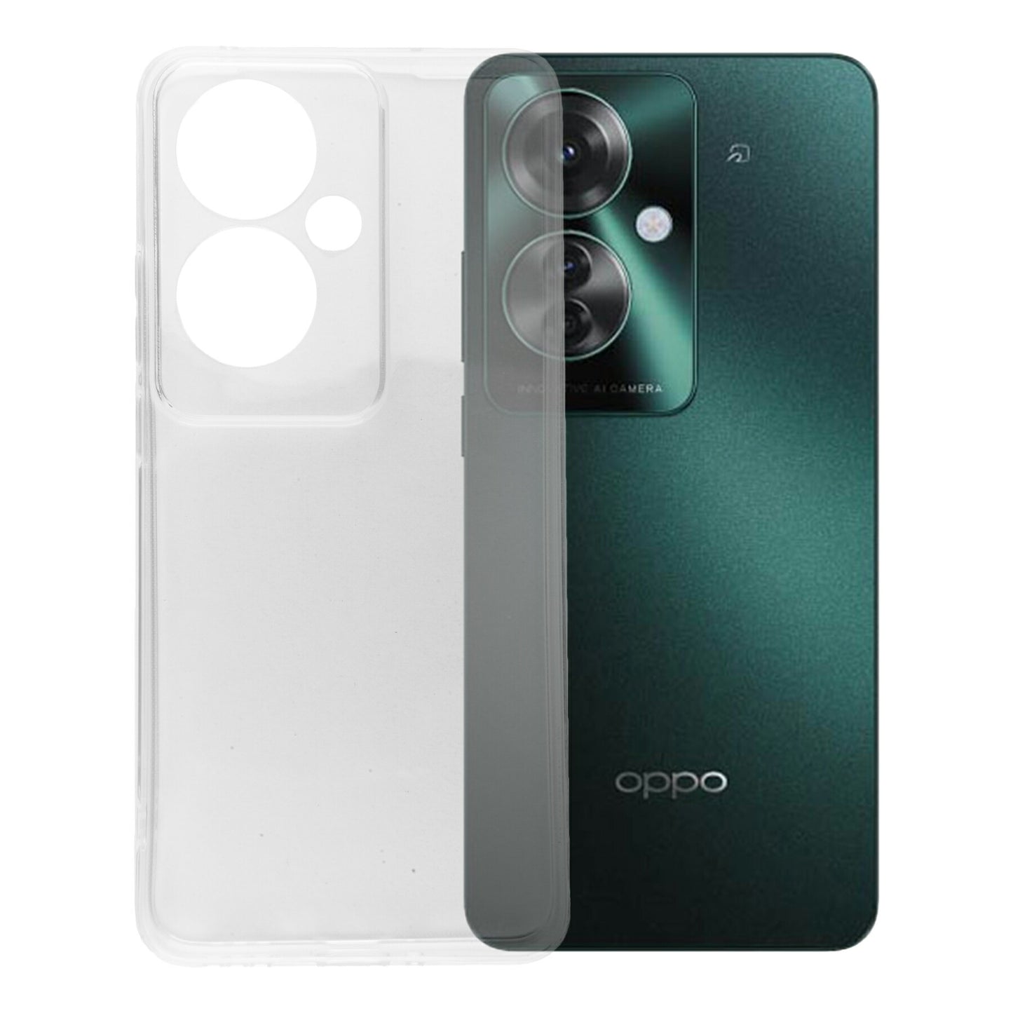 OPPO Reno11 A ケース クリア TPU ソフト カバー オッポ リノ11A シンプル ケース スマホ 衝撃吸収 透明 クリア シリコン 耐衝撃 保護