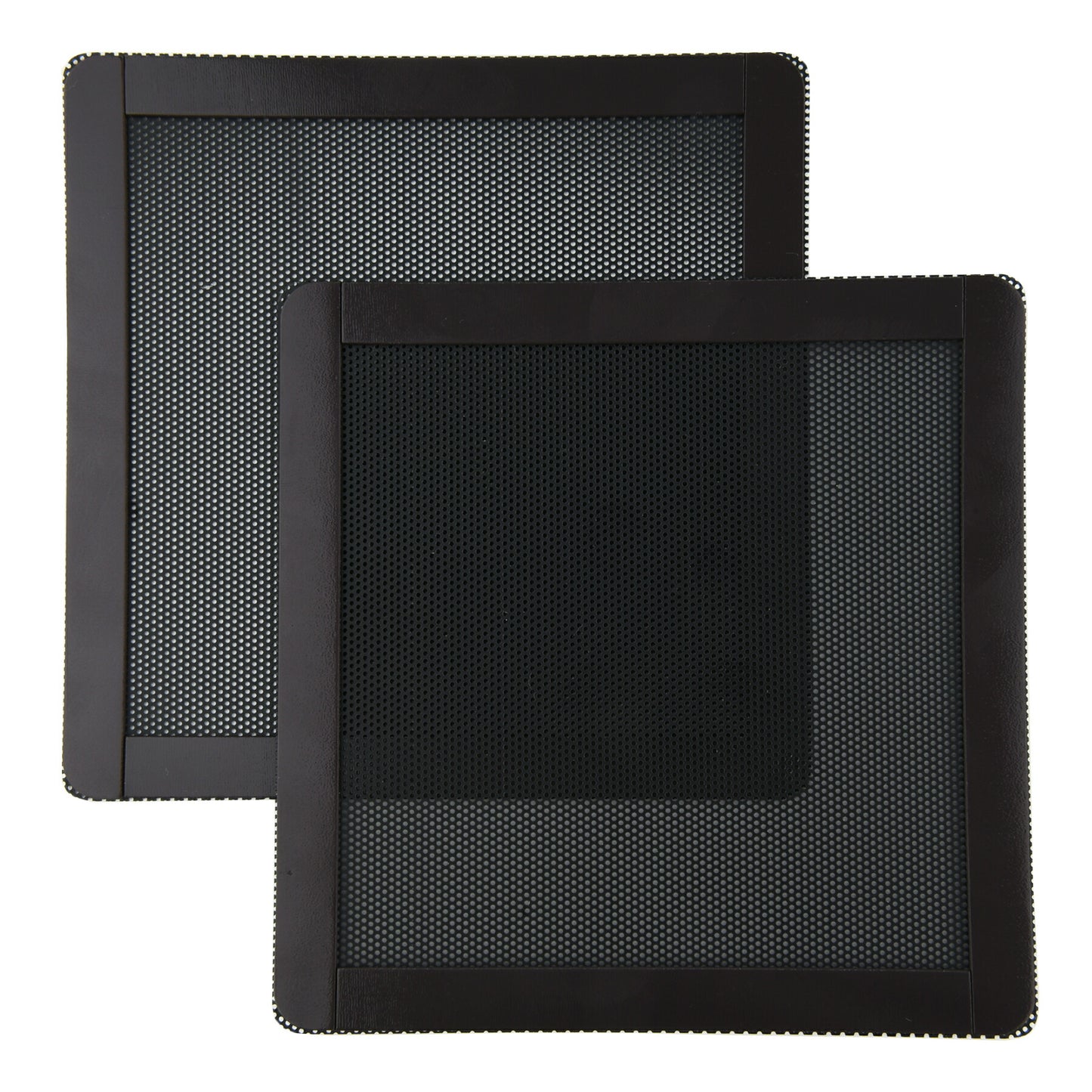 防塵 フィルタ 2枚入り パソコン 自作 PC ケース ゲーミングPC ファン マグネット 埃 掃除 PVC プラスチック素材 アクセサリ