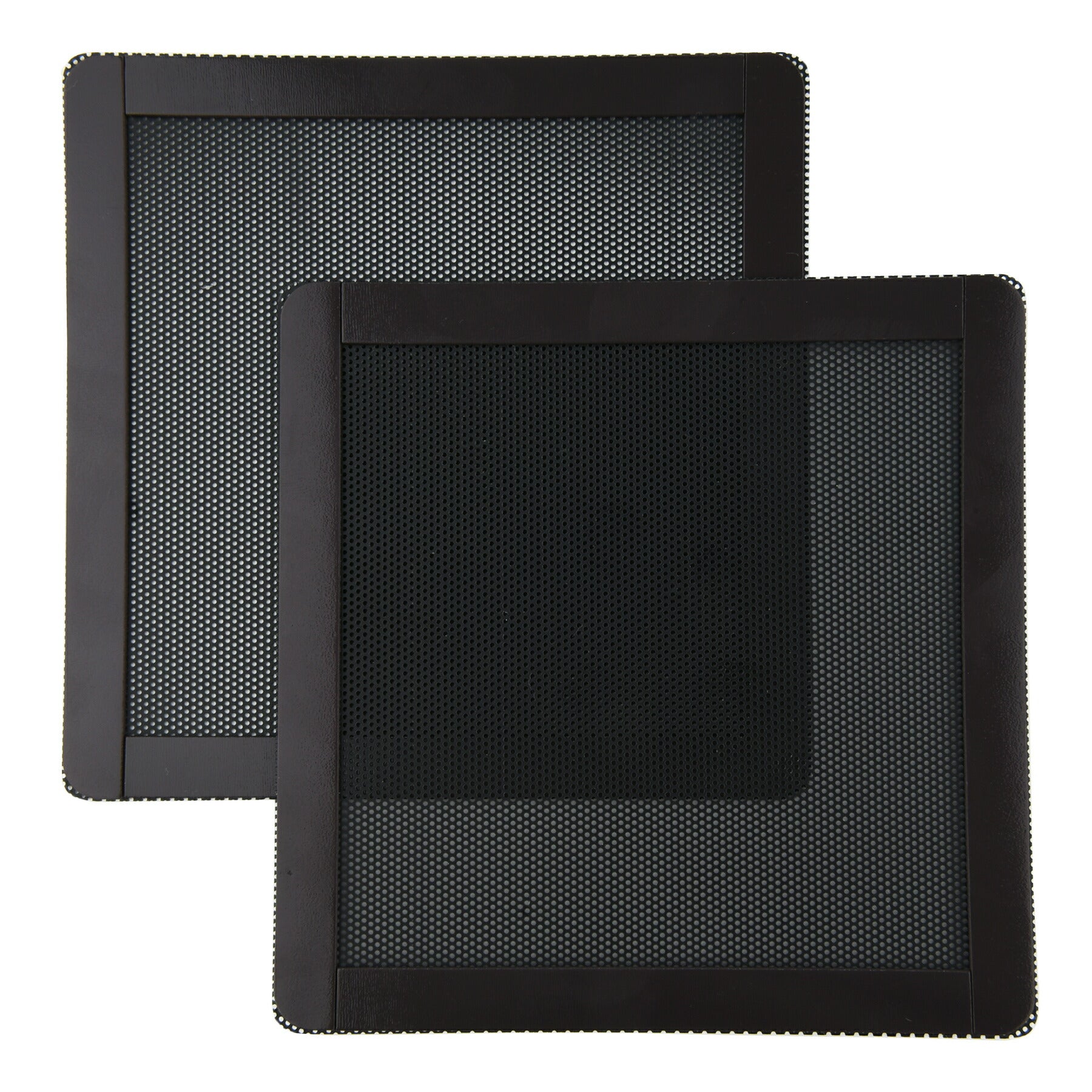 防塵 フィルタ 2枚入り パソコン 自作 PC ケース ゲーミングPC ファン マグネット 埃 掃除 PVC プラスチック素材 アクセサリ