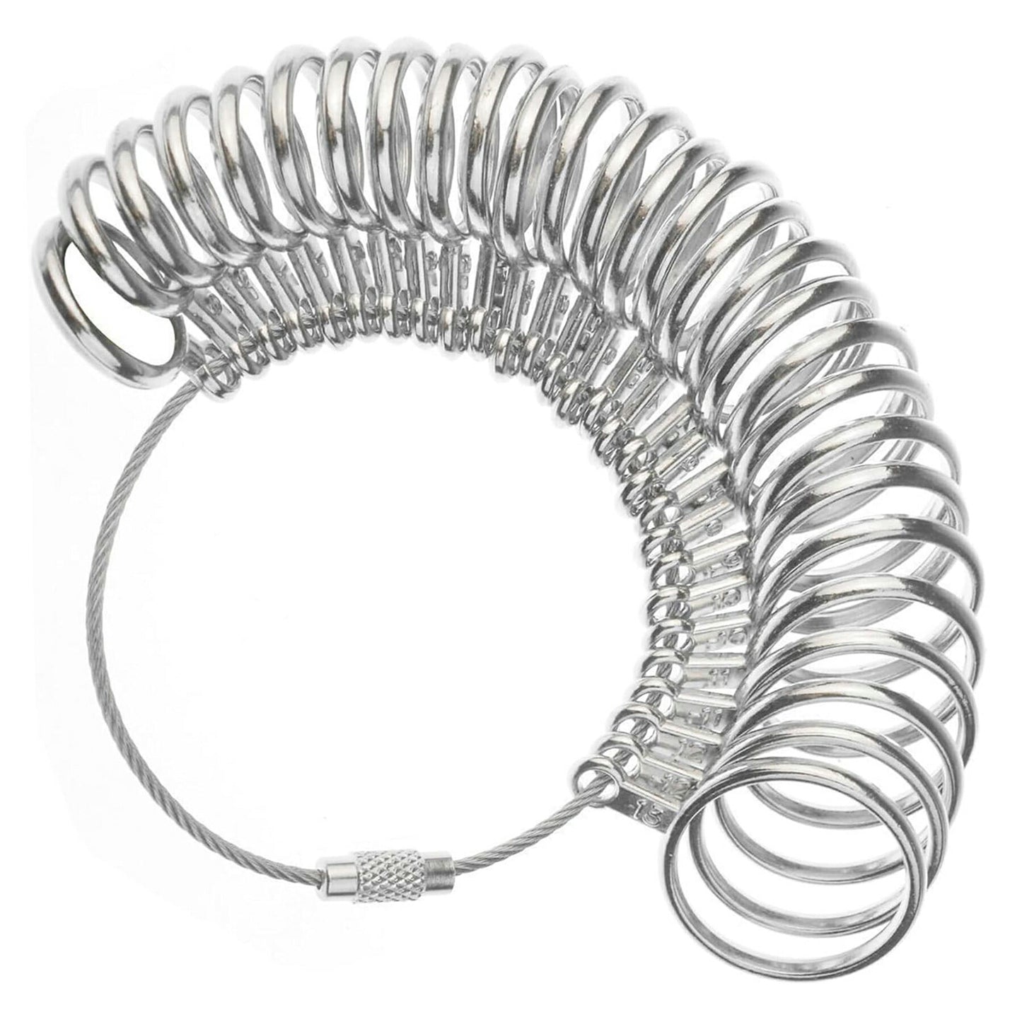 リングゲージ 日本標準規格 1号-28号 対応 指輪 サイズ 号数 太さ 測定 計測 測れる レディース メンズ 簡単