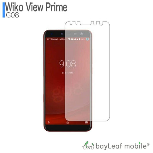 G08 Wiko View Prime フィルム ガラスフィルム 液晶保護フィルム クリア シート 硬度9H 飛散防止 簡単 貼り付け