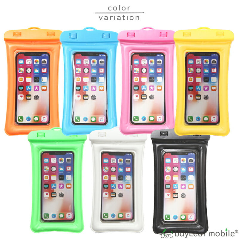 スマホ 防水ケース 水中撮影 かわいい おしゃれ 沈まない 浮く プール 海 iPhone Galaxy Huawei Xperia Zenfone 全機種対応 スマホケース カバー コンパクト スリム