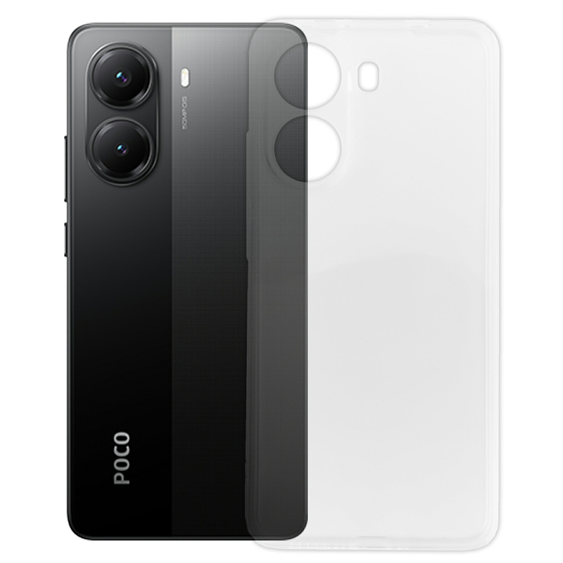 Xiaomi POCO X7 Pro ケース クリア TPU ソフト カバー 小米 シャオミ SIMフリー シンプル ケース スマホ 衝撃吸収 透明 クリア シリコン 耐衝撃 保護