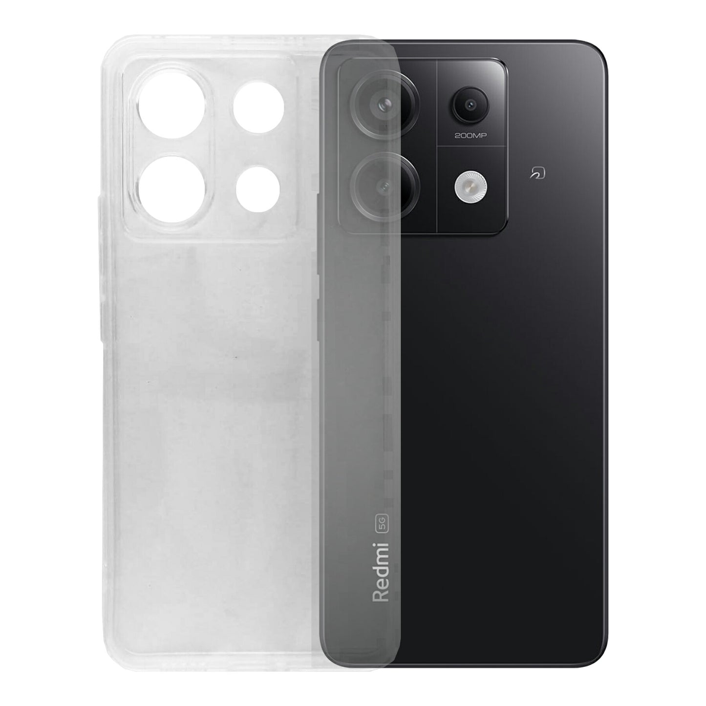Xiaomi Redmi Note 13 Pro ケース カバー 小米 シャオミ シンプル ケース スマホ 衝撃吸収 透明 クリア シリコン ソフト ケース TPU 耐衝撃 保護