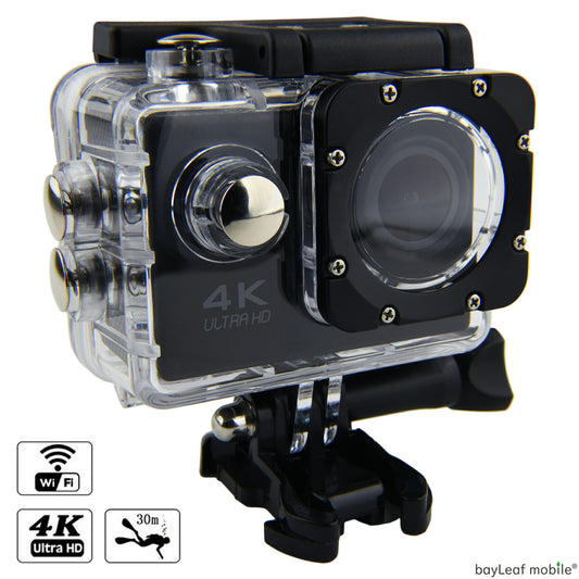 アクションカメラ ウェアラブルカメラ アクションカム4K 高画質 iPhone Android スマホ 対応 wi-fi 防塵 防水 スポーツ アウトドア 夏休み 旅行 撮影