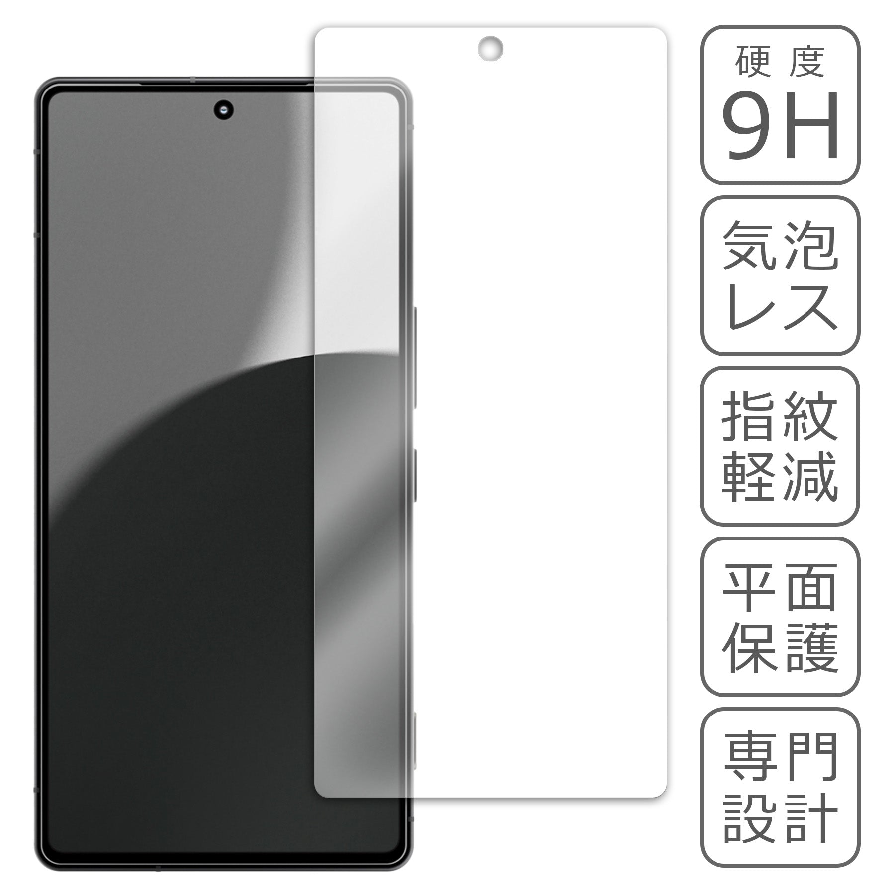 AQUOS R9 pro SH-54E SHM30AB0 SH-M30 フィルム ガラスフィルム 液晶フィルム SHARP シャープ ガラス 保護フィルム 保護シート 保護ガラス 保護シール フィルム シート 強化ガラス 強化ガラスフィルム 硬度9H 飛散防止 ガラスケース