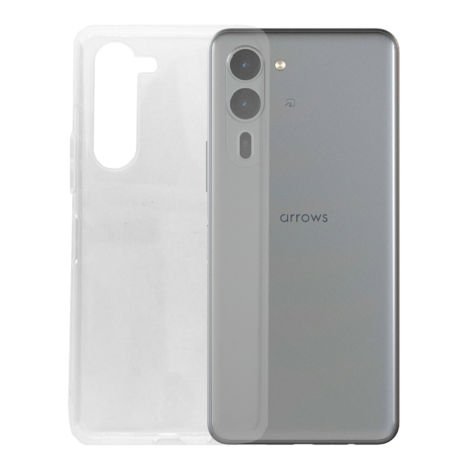arrows We2 Plus F-51E ケース カバー アローズ シンプル ケース スマホ 衝撃吸収 透明 クリア シリコン ソフト ケース TPU 耐衝撃 保護