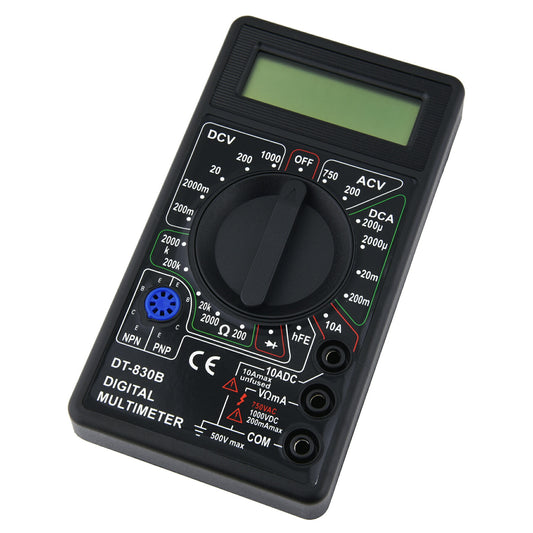 デジタルテスター 小型 高性能 高精度 軽量 コンパクト 携帯 整備 配線 導通 電池 バッテリー チェック 電圧 電流 抵抗 測定 計測 測定器 電子工作 DIY