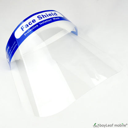 フェイスシールド 50枚セット 飛沫防止 フェイスガード マウスシールド 簡単装着 顔面保護 曇り止め 軽量 飲食 透明 洗える フリーサイズ