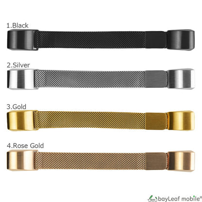 Fitbit Alta Alta HR ステンレス 交換 バンド 調整 オシャレ ミラネーゼループ 耐久性 フィットビット アルタ ベルト マグネット 時計
