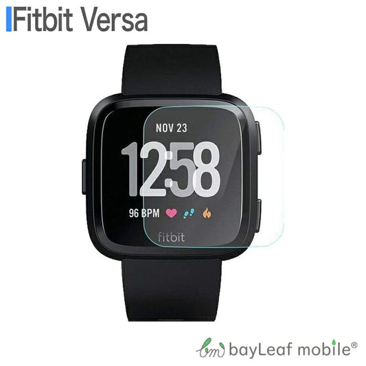 Fitbit Versa フィットビット スマートウォッチ フィルム ガラスフィルム 液晶保護フィルム クリア シート 硬度9H 飛散防止 簡単 貼り付け