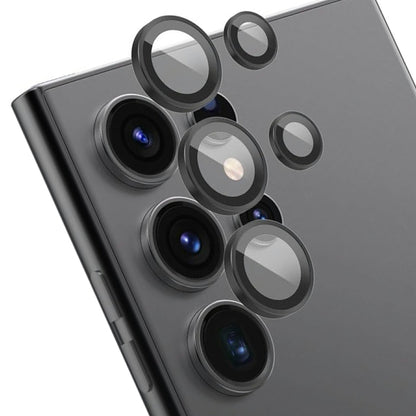 Galaxy S24 S24Ultra カメラ レンズ カバー フィルム Samsung サムスン 強化 ガラス 9H 保護 シート 防水 耐衝撃 キズ 反射 防止 貼りやすい