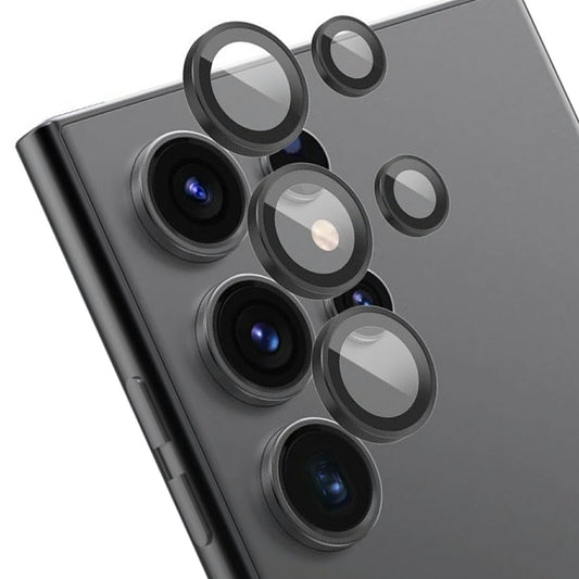 Galaxy S24 S24Ultra カメラ レンズ カバー フィルム Samsung サムスン 強化 ガラス 9H 保護 シート 防水 耐衝撃 キズ 反射 防止 貼りやすい