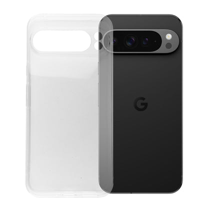 Google Pixel9 Pro XL ケース クリア TPU ソフト カバー グーグル ピクセル9 プロ XL シンプル ケース スマホ 衝撃吸収 透明 クリア シリコン 耐衝撃 保護