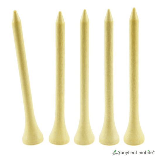 【1本/約20円】ゴルフ ティー ウッドティー 40本 木製 ニス塗 ショートティー ロングティー 38mm 54mm 70mm 83mm ラウンド用品 ゴルフ用品 まとめ買い
