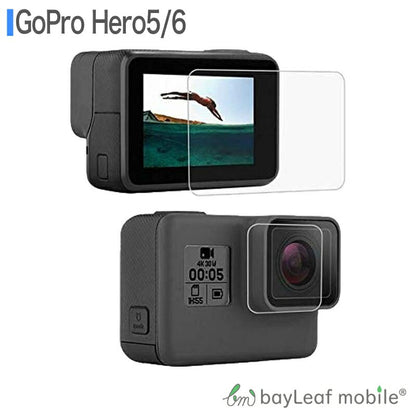 GoPro Hero5 Hero6 ゴープロ ヒーロー6 2枚セット フィルム ガラスフィルム 液晶保護フィルム クリア シート 硬度9H 飛散防止 簡単 貼り付け
