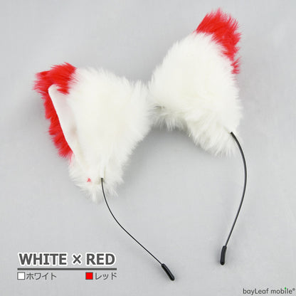 猫耳 ねこみみ コスプレ カチューシャ 全12色 けもみみ けもの ヘアバンド アクセサリー レディース 女性用 可愛い ふわふわ コスチューム ハロウィン パーティ 文化祭 学園祭 衣装 仮装