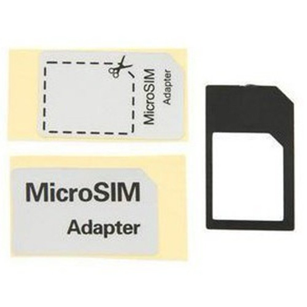 便利！【microSIM→SIMカード変換アダプタ】 iphone ipad スマートフォン シム ポイント 消費 メール便可 同梱可