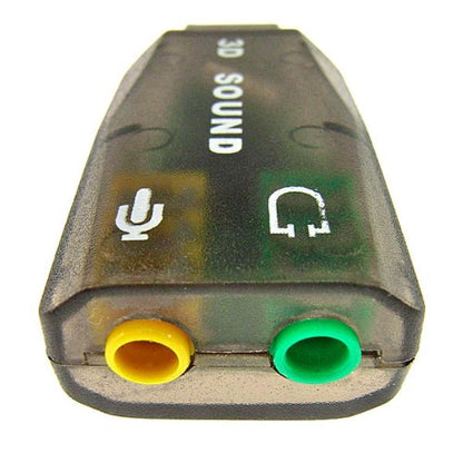 USBに接続するだけのお手軽サウンドユニット 小型 USBサウンドアダプタ サウンドカード