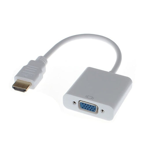 HDMI TO VGA 変換アダプタケーブル HDMI-VGAアダプタ 変換アダプタ PC DVD HDTV用 1080P対応