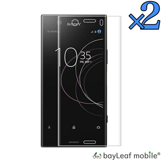 Xperia XZ1 Xperia XZ1 Compact ガラスフィルム 炭素 3D 全面吸着 docomo au softbank