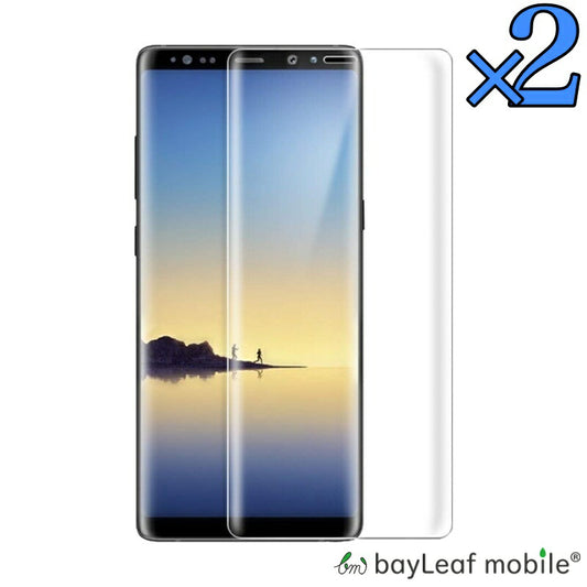 Galaxy note8 強化ガラス 全面保護フィルム 3D 9H硬度 耐指紋性、油性コーティング、気泡防止