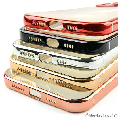 iPhone SE3(第3世代) iPhone XS MAX XR X XS 8 7 6 Plus ケース カバー コンパクト スリム  クリア メッキ カラー シリコンケース ソフトケース 薄型 TPU