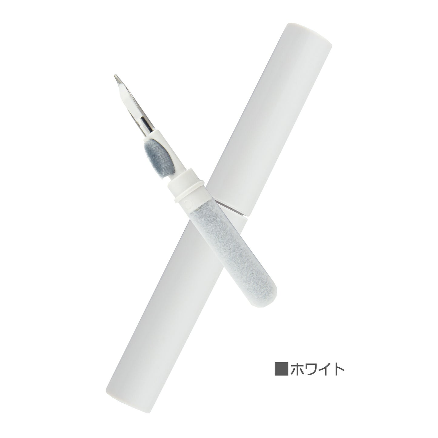 イヤホン クリーナー 多機能 ペンシル型 掃除 ブラシ スポンジ AirPods 汚れ落とし 清掃 クリーニング お手入れ 手入れ 隙間 補聴器 ツール 掃除用品 持ち運び 軽量 コンパクト